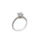 Solitaire ring 4 prongs with IGI certified diamond 1.01 ct G-VS2