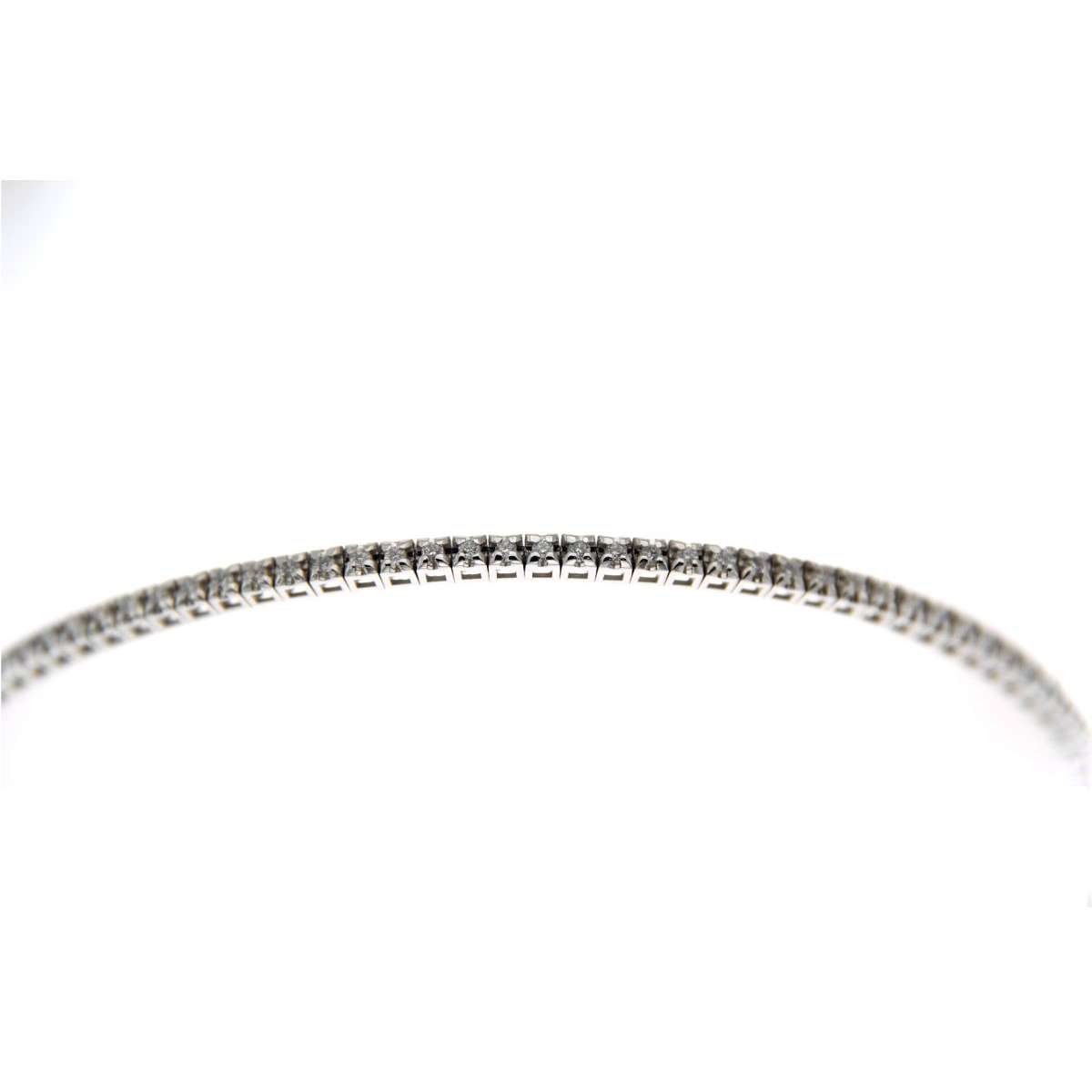 Tennis bracelet 0.70 carats diamonds G-VS1