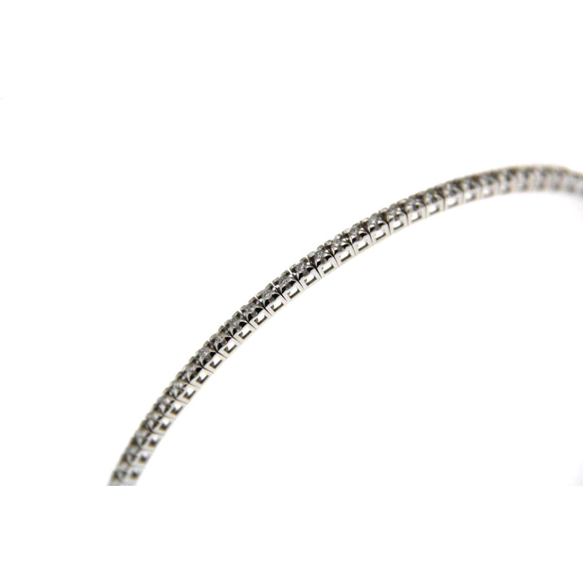 Tennis bracelet 0.70 carats diamonds G-VS1