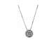 White Gold Diamond Pendant Necklace IGI 0.27ct E-VS2