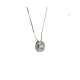 White Gold Diamond Pendant Necklace IGI 0.27ct E-VS2