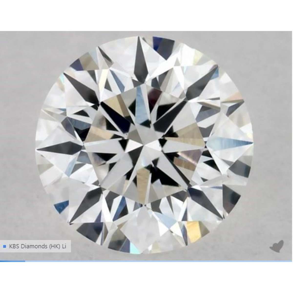 Certified Diamond GIA Carats 0.4 Color E Clarity VS1  EX  EX  EX Fluorescence NON Brown No Green No Milky No EyeClean 100%