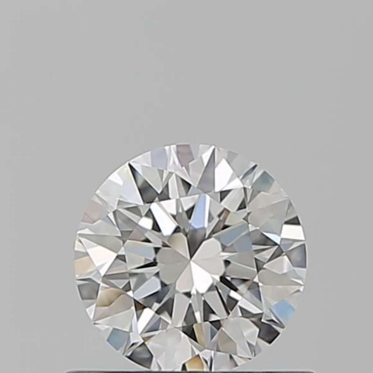 Certified Diamond GIA Carats 0.61 Color H Clarity VVS2  EX  EX  EX Fluorescence FNT Brown No Milky No EyeClean 100%