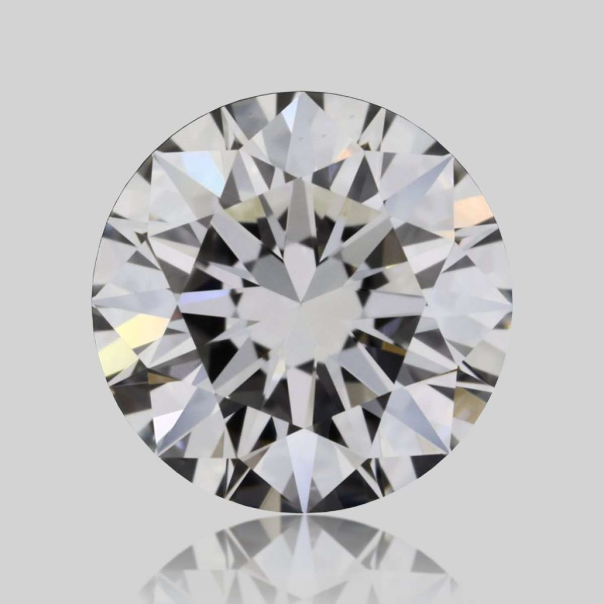 Certified Diamond GIA Carats 0.52 Color F Clarity VVS2  EX  EX  EX Fluorescence NON Brown No Green No Milky No EyeClean 100%