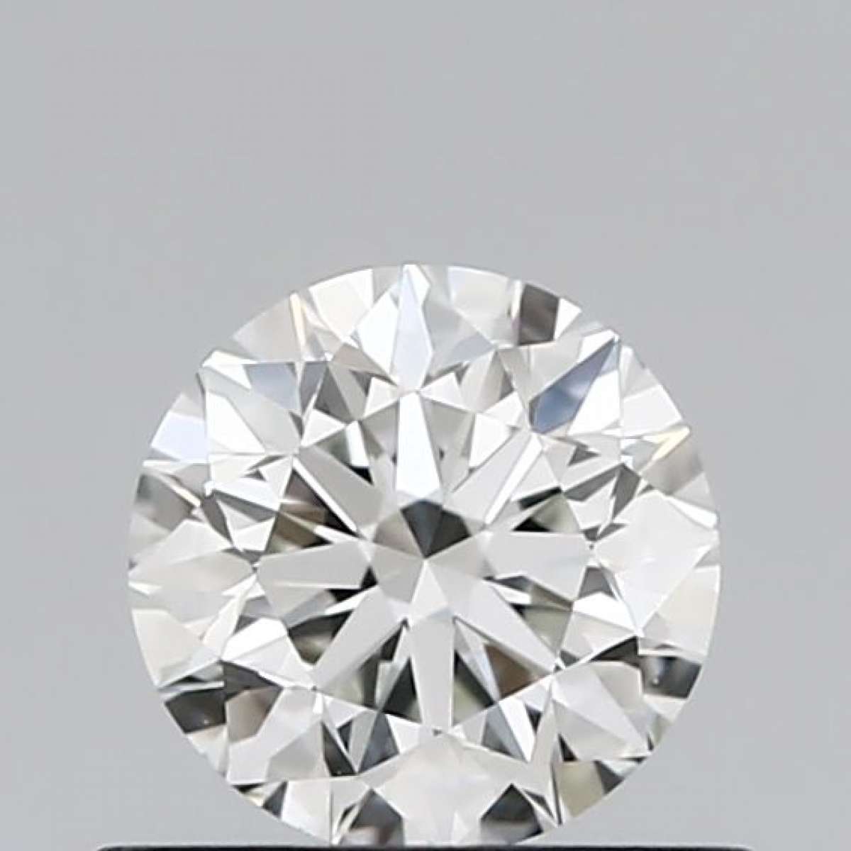 Certified Diamond IGI Carats 0.57 Color F Clarity VVS2  EX  EX  EX Fluorescence FNT Brown No Green No Milky No EyeClean 100%