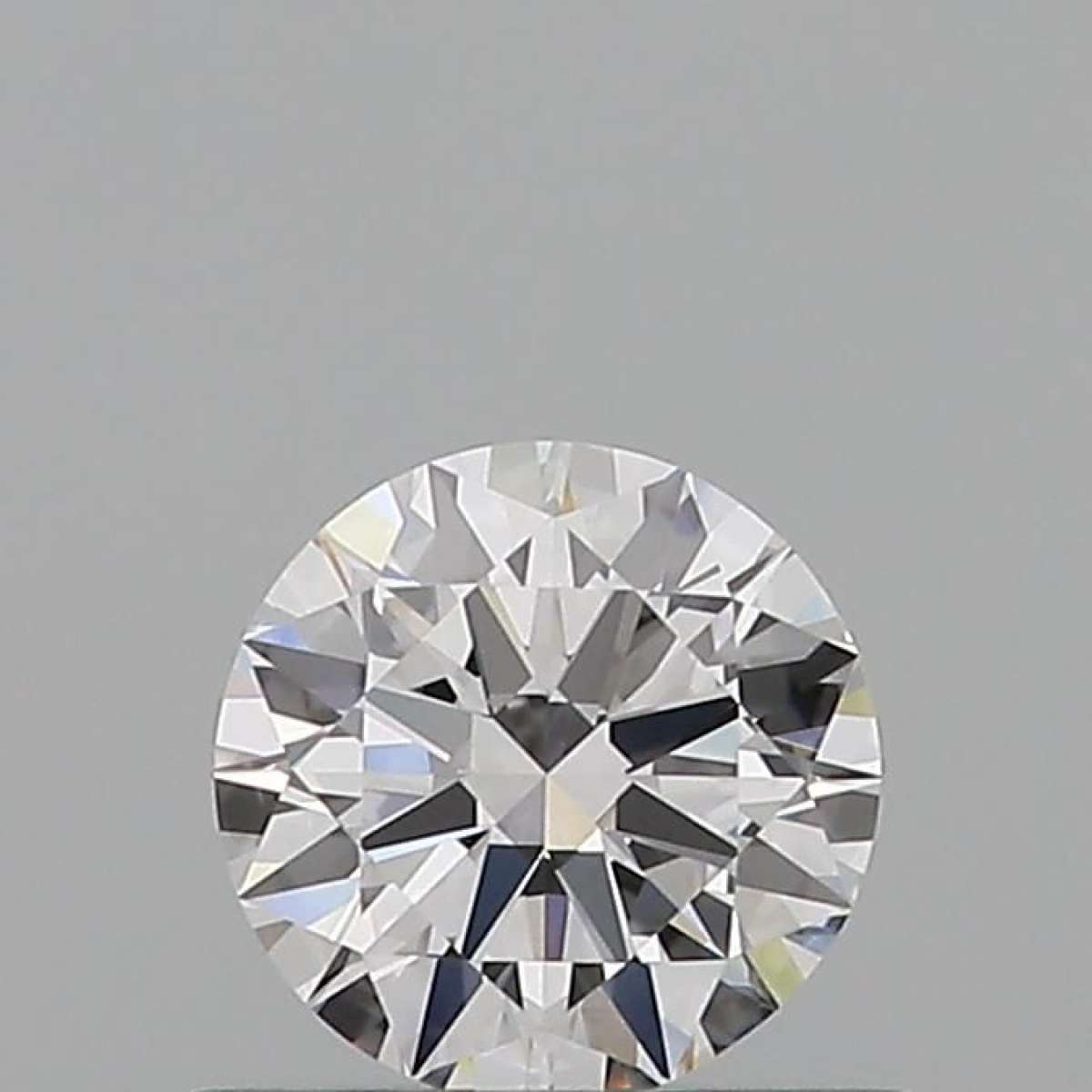 Certified Diamond GIA Carats 0.6 Color D Clarity VVS2  EX  EX  EX Fluorescence FNT Brown No Green No Milky No EyeClean 100%