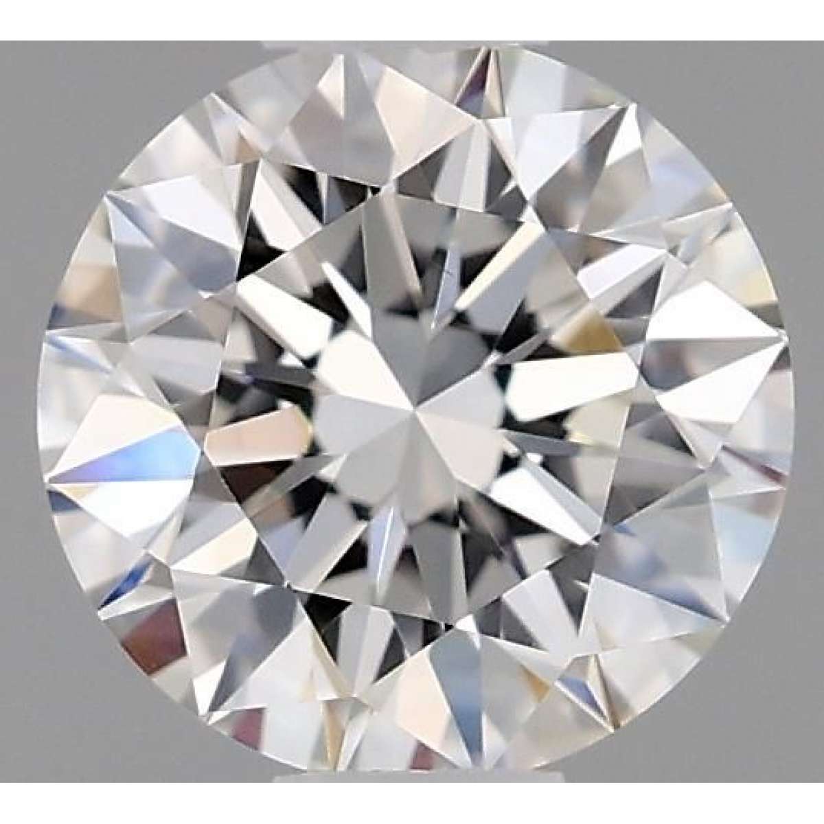 Certified Diamond GIA Carats 0.6 Color F Clarity VVS2  EX  EX  EX Fluorescence FNT Brown No Green No Milky No EyeClean 100%