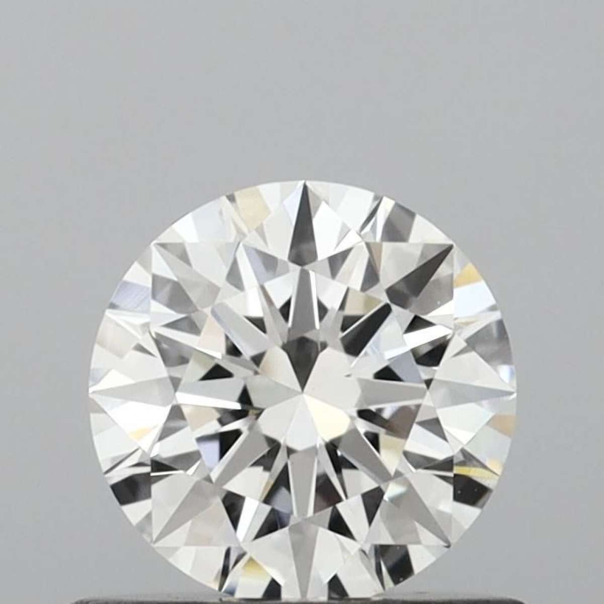 Certified Diamond GIA Carats 0.57 Color F Clarity VVS2  EX  EX  EX Fluorescence NON Brown No Green No Milky No EyeClean 100%