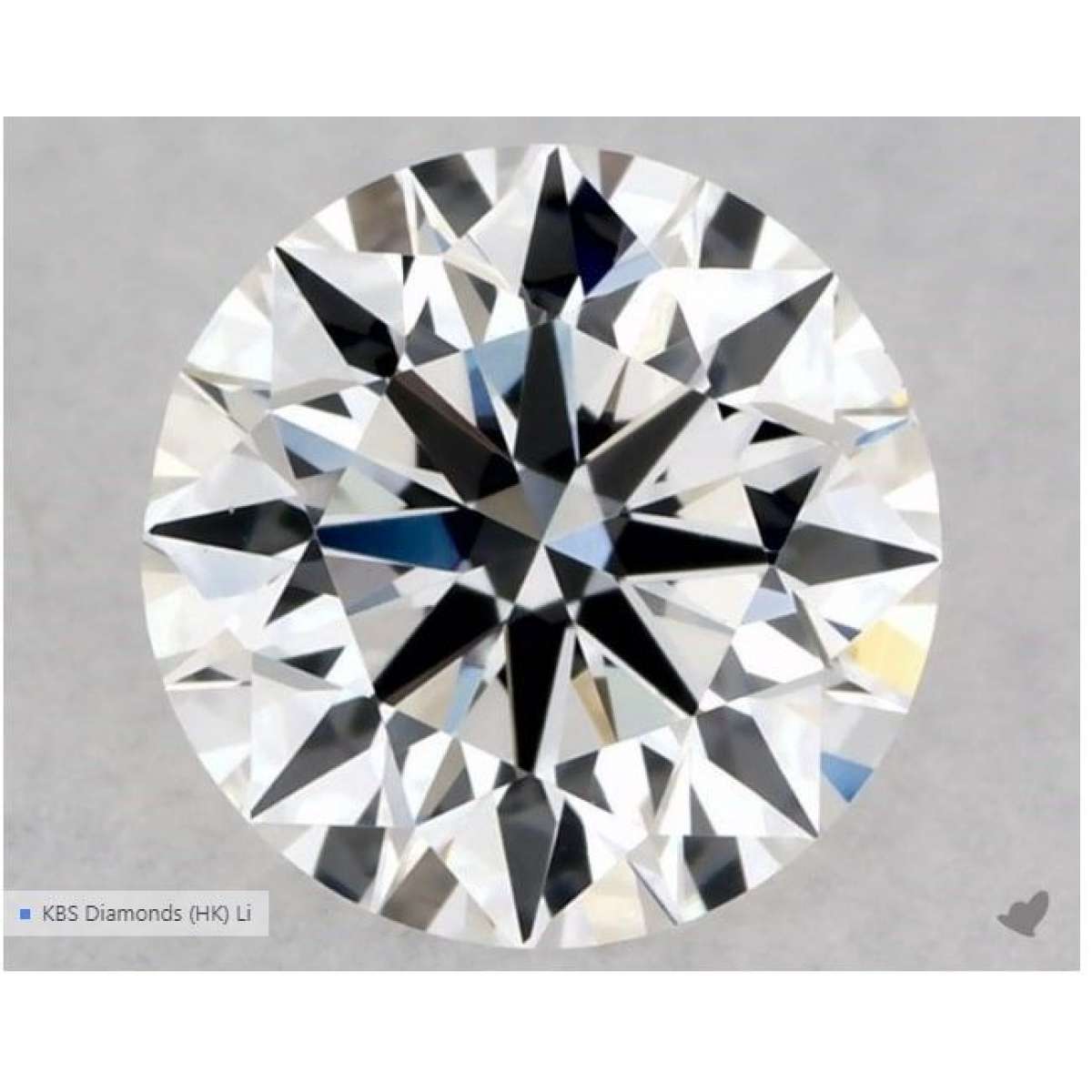 Certified Diamond GIA Carats 0.5 Color D Clarity VS1  EX  EX  VG Fluorescence NON Brown No Green No Milky No EyeClean 100%