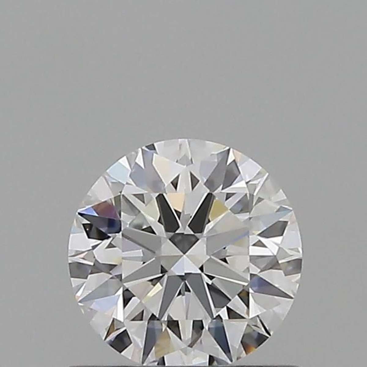 Certified Diamond GIA Carats 0.6 Color D Clarity VVS1  EX  EX  EX Fluorescence FNT Brown No Green No Milky No EyeClean 100%