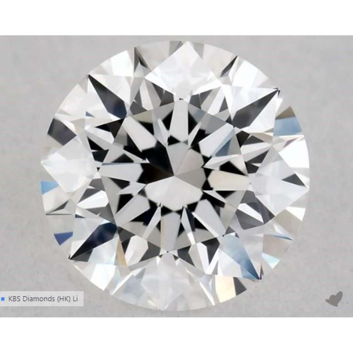 Certified Diamond GIA Carats 0.54 Color E Clarity VVS2  EX  EX  EX Fluorescence NON Brown No Green No Milky No EyeClean 100%