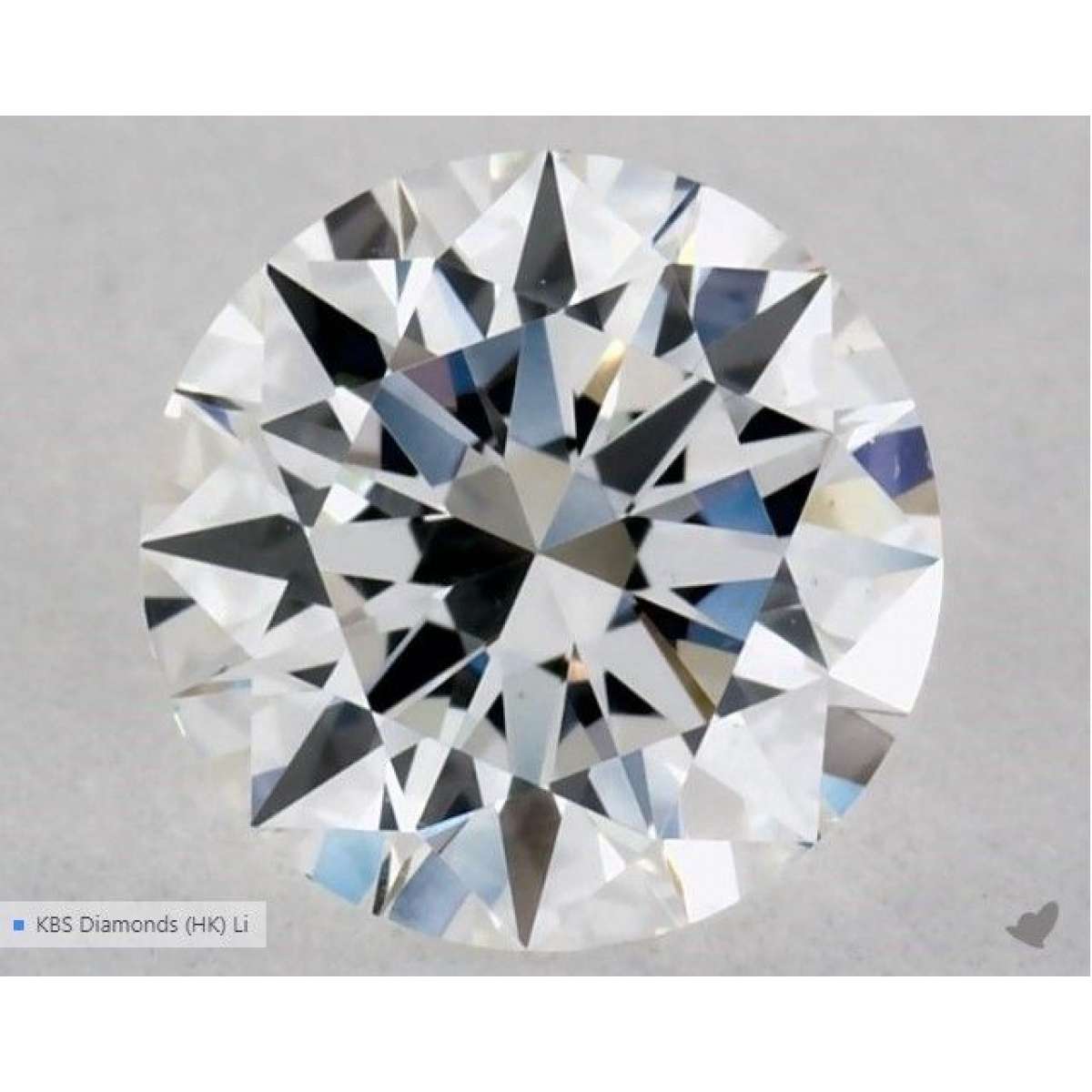 Certified Diamond GIA Carats 0.54 Color E Clarity VS1  EX  EX  EX Fluorescence NON Brown No Green No Milky No EyeClean 100%