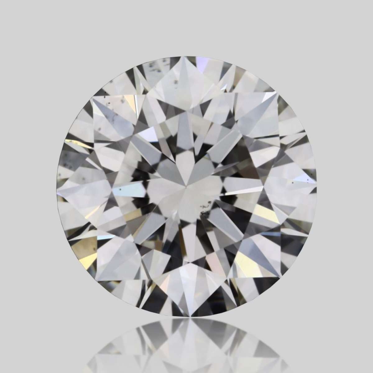 Certified Diamond GIA Carats 0.55 Color H Clarity VS2  EX  EX  EX Fluorescence FNT Brown No Green No Milky No EyeClean 100%