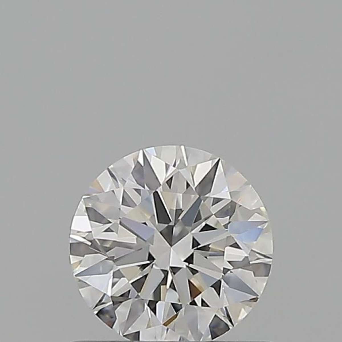 Certified Diamond GIA Carats 0.6 Color F Clarity VVS2  EX  EX  EX Fluorescence FNT Brown No Milky No EyeClean 100%