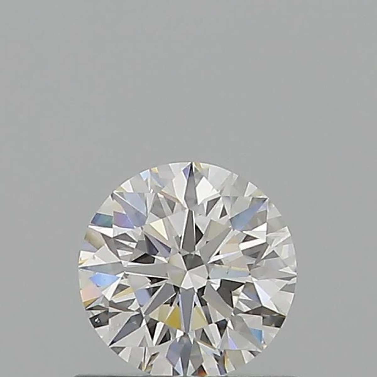 Certified Diamond GIA Carats 0.67 Color F Clarity SI1  EX  EX  EX Fluorescence NON Brown No Milky No EyeClean 100%