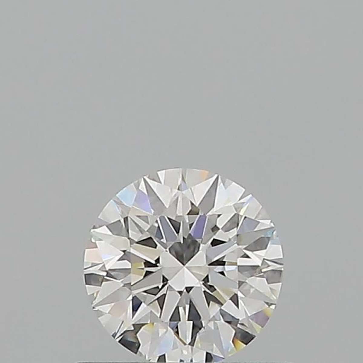 Certified Diamond GIA Carats 0.6 Color F Clarity VVS1  EX  EX  EX Fluorescence FNT Brown No Milky No EyeClean 100%