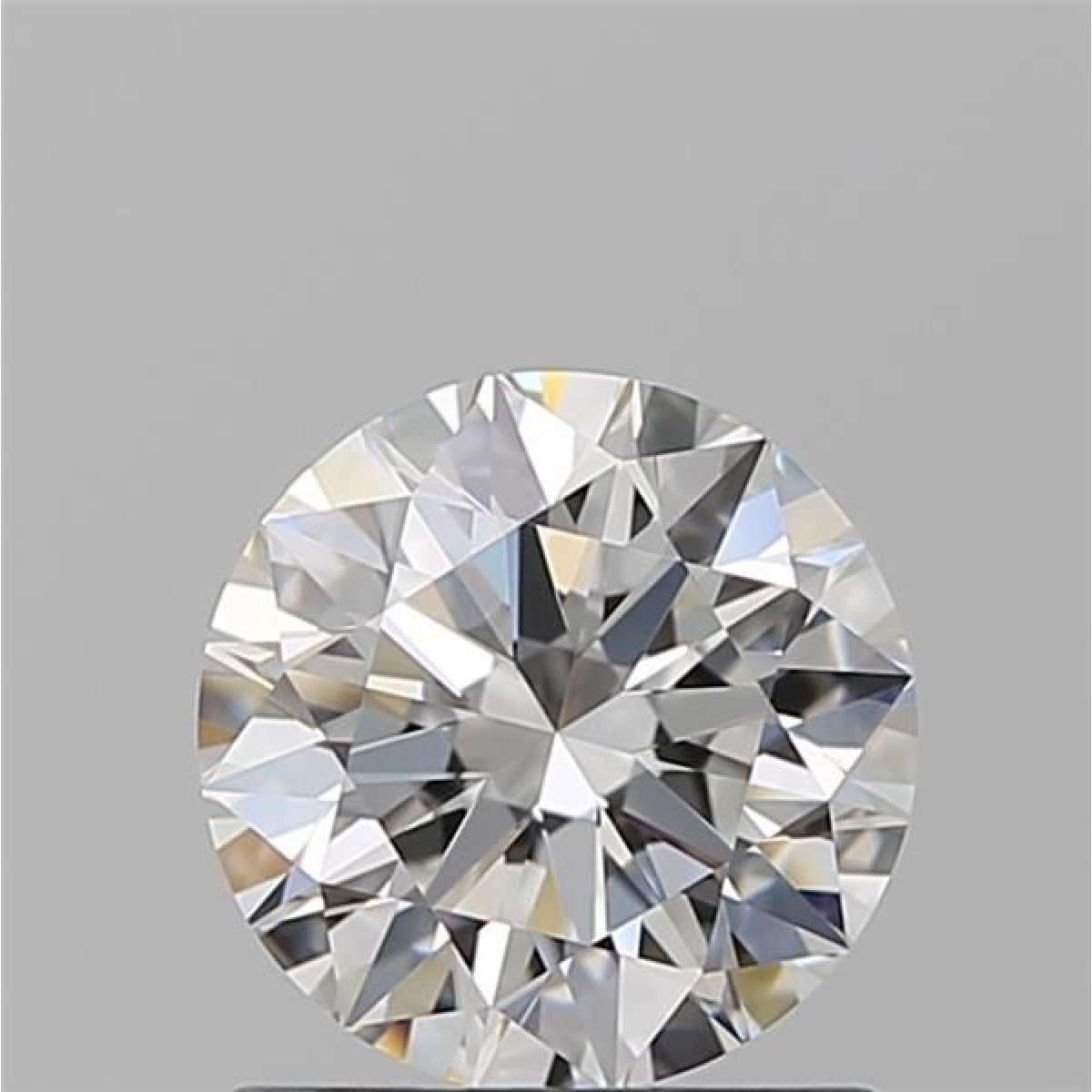 Certified Diamond GIA Carats 1.12 Color F Clarity VVS2  EX  EX  EX Fluorescence NON Brown No Milky No EyeClean 100%