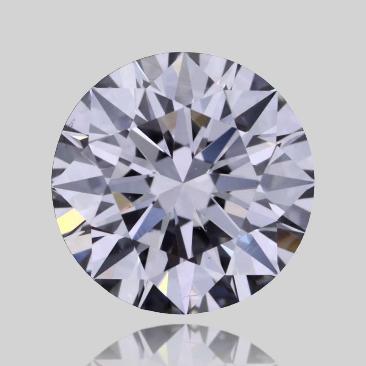 Certified Diamond GIA Carats 0.61 Color F Clarity VS2  EX  EX  EX Fluorescence NON Brown No Green No Milky No EyeClean 100%