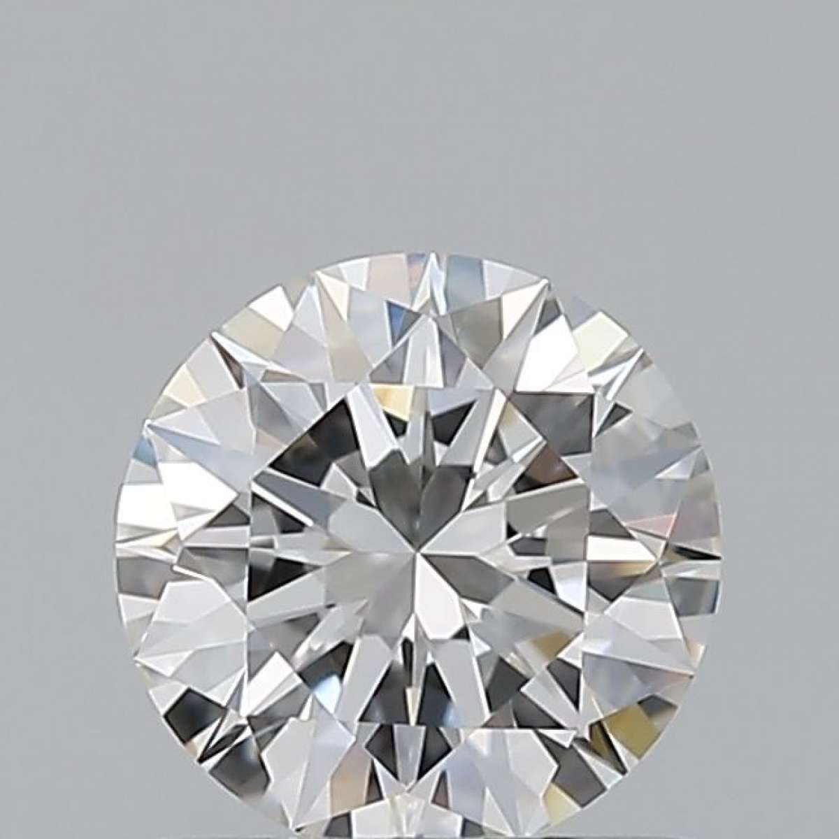 Certified Diamond GIA Carats 0.6 Color F Clarity VVS1  EX  EX  EX Fluorescence FNT Brown No Green No Milky No EyeClean 100%