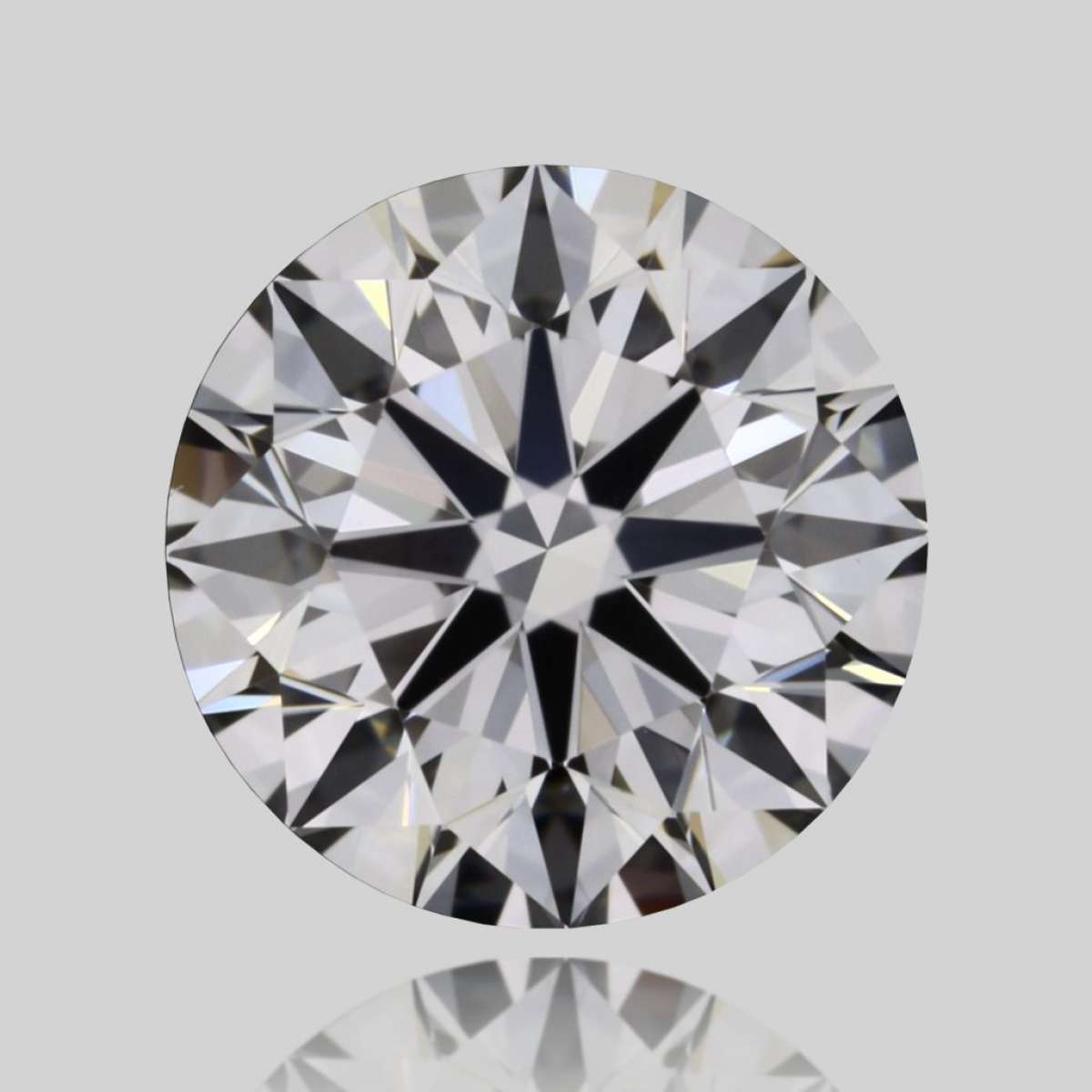 Certified Diamond GIA Carats 0.58 Color F Clarity VVS2  EX  EX  EX Fluorescence NON Brown No Green No Milky No EyeClean 100%