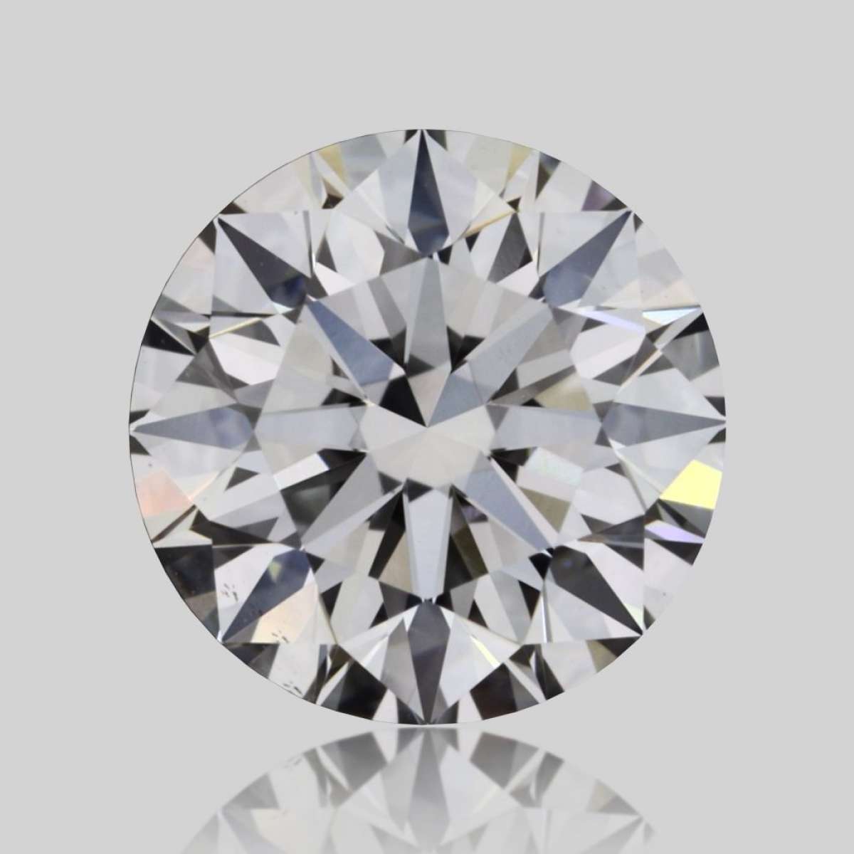 Certified Diamond GIA Carats 0.57 Color E Clarity VVS2  EX  EX  EX Fluorescence NON Brown No Green No Milky No EyeClean 100%