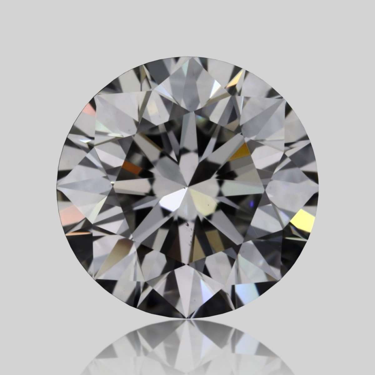 Certified Diamond GIA Carats 1.0 Color F Clarity VS2  EX  EX  EX Fluorescence NON Brown No Green No Milky No EyeClean 100%