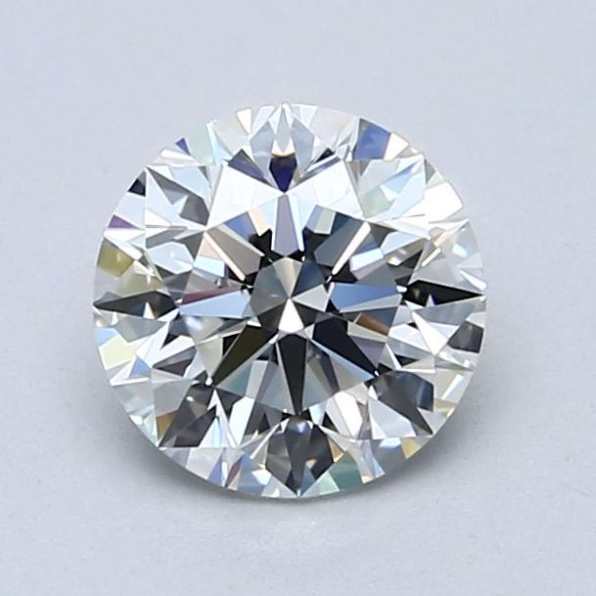 Certified Diamond GIA Carats 1.29 Color F Clarity VVS2  EX  EX  EX Fluorescence NON Brown No Green No Milky No EyeClean 100%