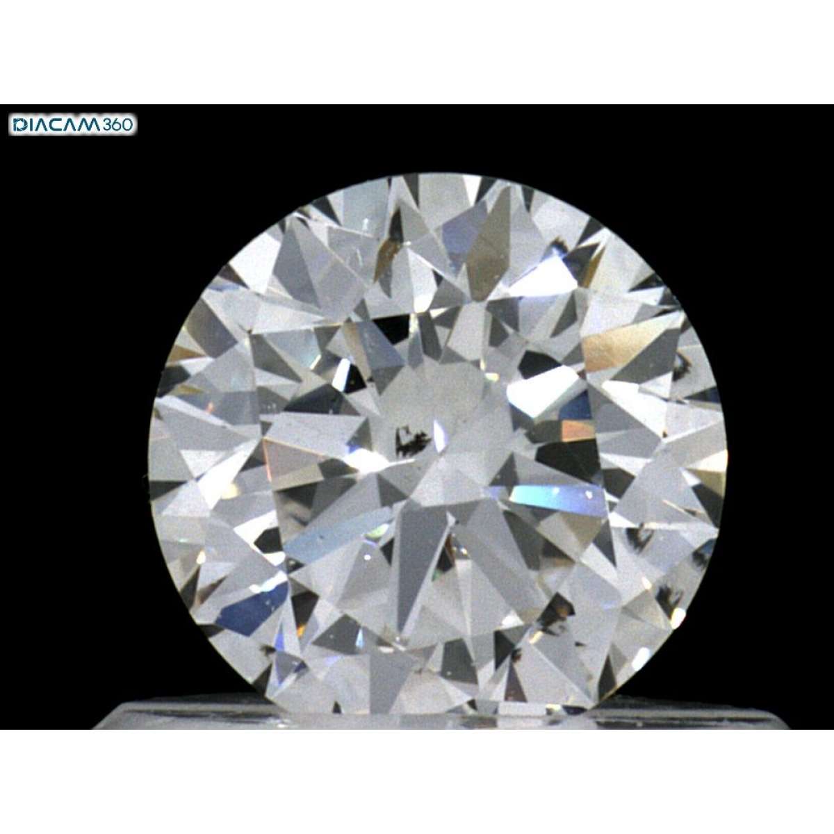 Certified Diamond GIA Carats 0.54 Color H Clarity SI1  EX  EX  EX Fluorescence FNT Brown No Green No Milky No EyeClean 100%