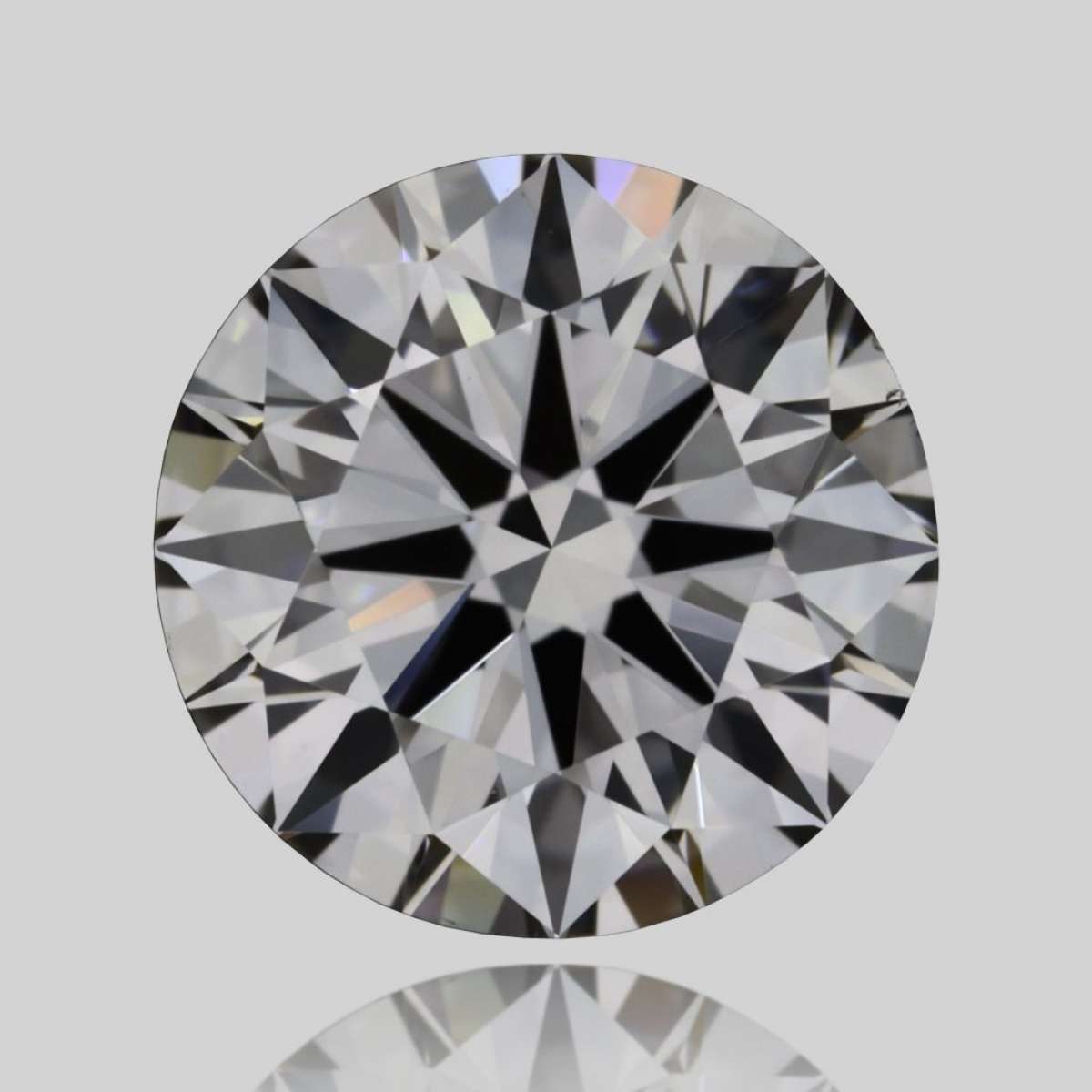 Certified Diamond GIA Carats 1.0 Color F Clarity VS2  EX  EX  EX Fluorescence NON Brown No Green No Milky No EyeClean 100%