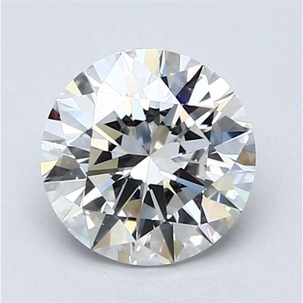 Certified Diamond GIA Carats 1.7 Color F Clarity VS2  EX  EX  EX Fluorescence NON Brown No Green No Milky No EyeClean 100%