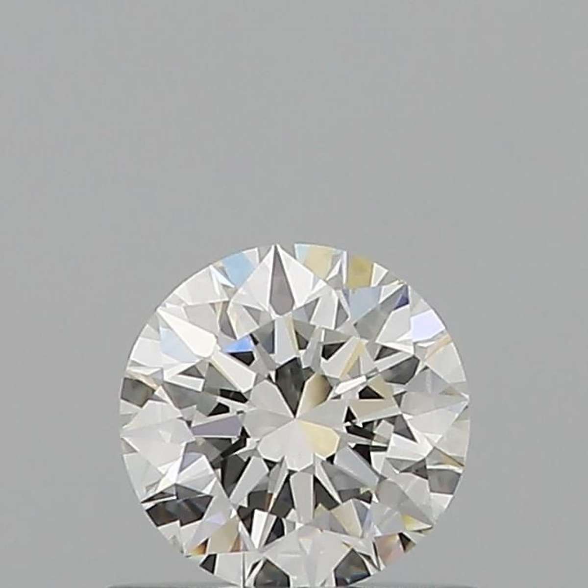 Certified Diamond GIA Carats 0.61 Color H Clarity VVS2  EX  EX  EX Fluorescence FNT Brown No Milky No EyeClean 100%