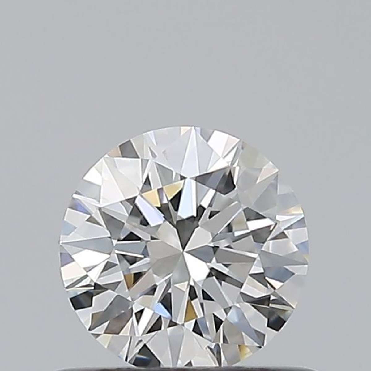 Certified Diamond GIA Carats 0.5 Color F Clarity VVS2  EX  EX  EX Fluorescence FNT Brown No Green No Milky No EyeClean 100%