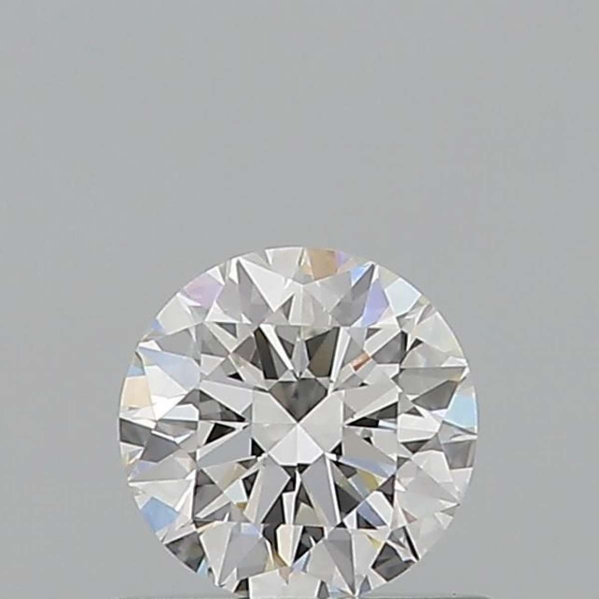 Certified Diamond GIA Carats 0.61 Color F Clarity VVS2  EX  EX  EX Fluorescence NON Brown No Milky No EyeClean 100%