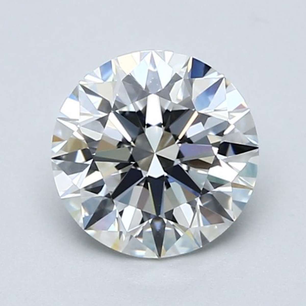 Certified Diamond GIA Carats 1.6 Color F Clarity VVS1  EX  EX  EX Fluorescence FNT Brown No Green No Milky No EyeClean 100%