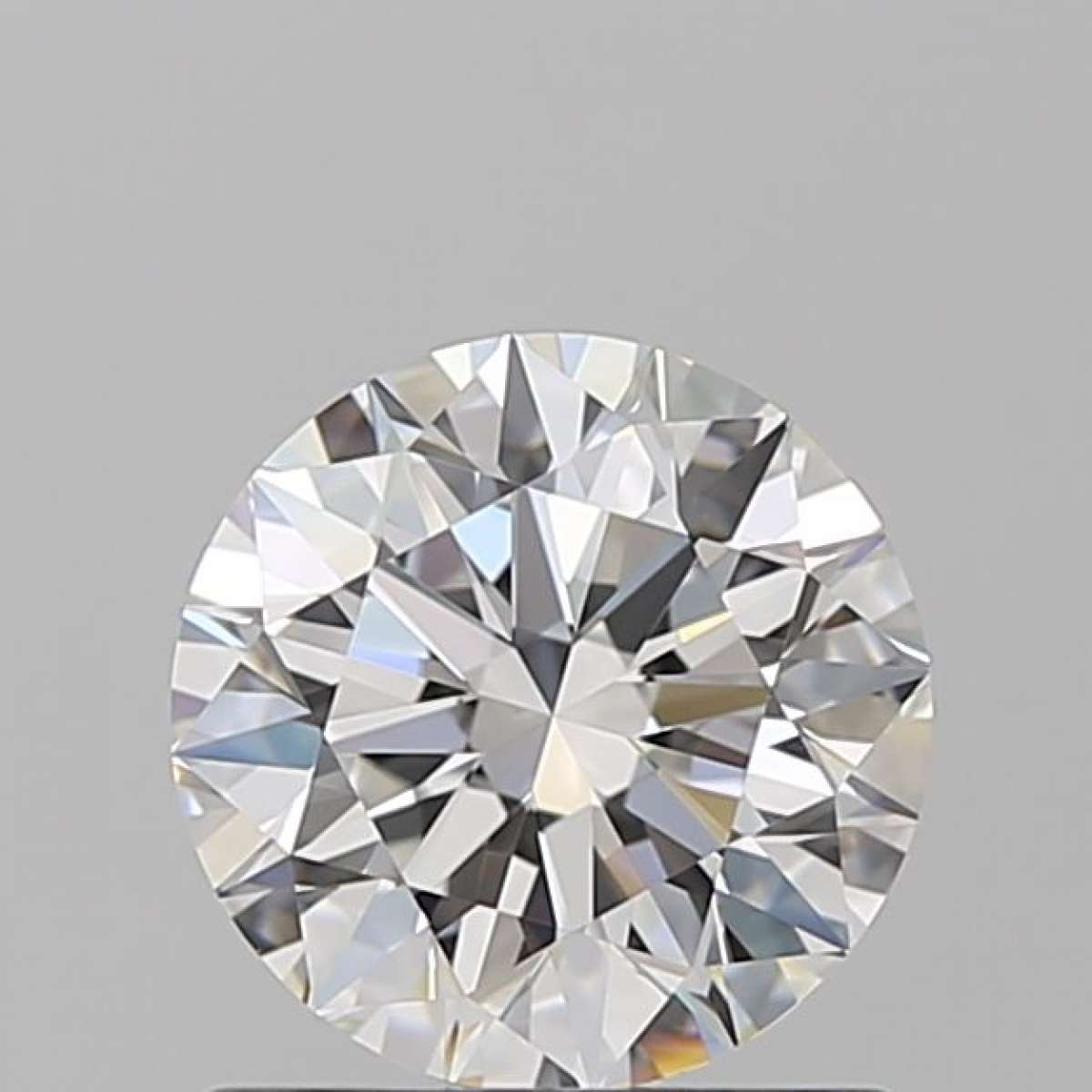 Certified Diamond GIA Carats 1.08 Color F Clarity VVS2  EX  EX  EX Fluorescence NON Brown No Milky No EyeClean 100%