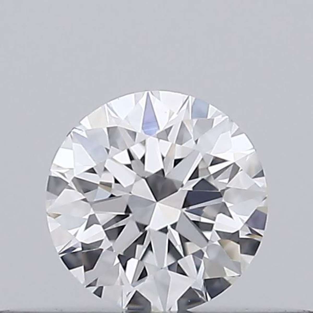 Certified Diamond GIA Carats 0.18 Color F Clarity VVS2  EX  EX  EX Fluorescence NON Brown No Green No Milky No EyeClean 100%