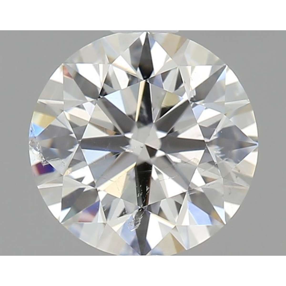 Certified Diamond GIA Carats 1.01 Color H Clarity SI2  EX  EX  EX Fluorescence NON Brown No Milky No EyeClean 100%