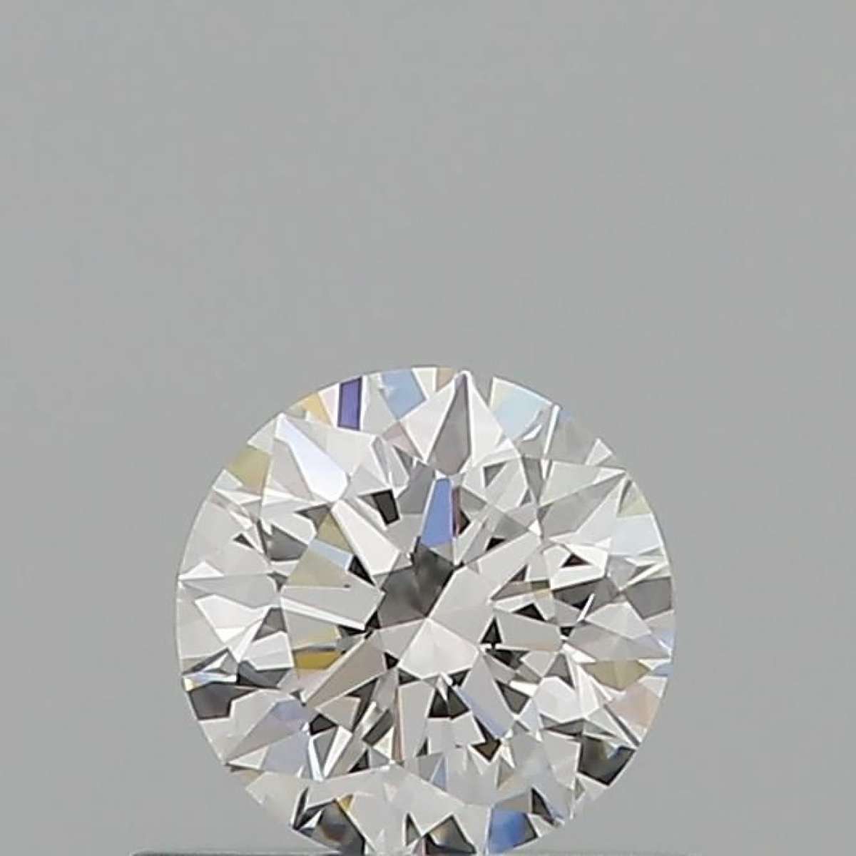 Certified Diamond GIA Carats 0.53 Color F Clarity VVS1  EX  EX  EX Fluorescence FNT Brown No Milky No EyeClean 100%