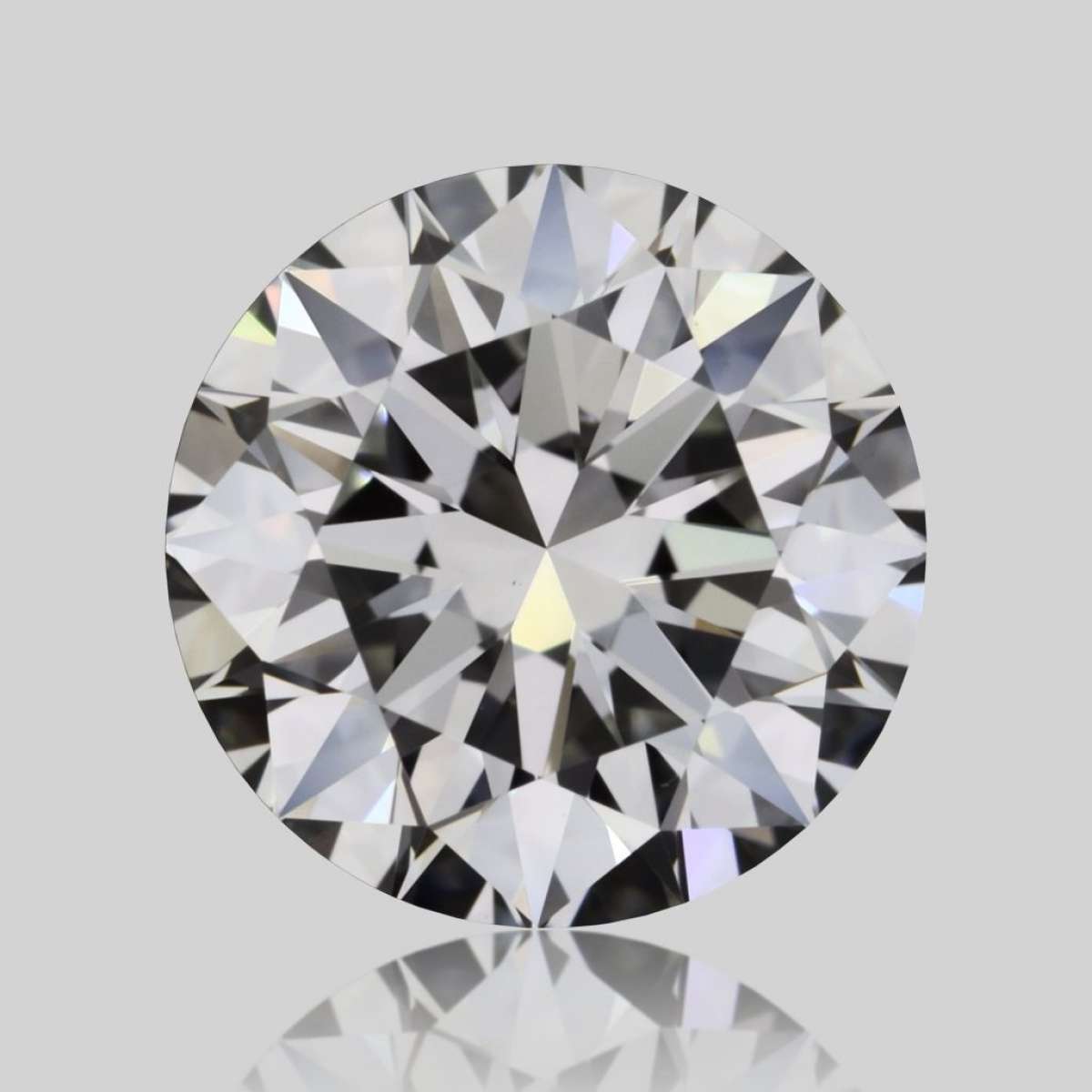 Certified Diamond GIA Carats 1.0 Color F Clarity VVS2  EX  EX  EX Fluorescence NON Brown No Green No Milky No EyeClean 100%