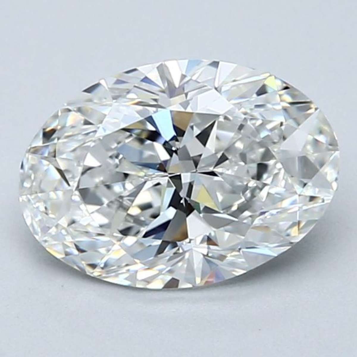 Certified Diamond GIA Carats 1.71 Color F Clarity VVS2  -  EX  EX Fluorescence NON Brown No Green No Milky No EyeClean 100%