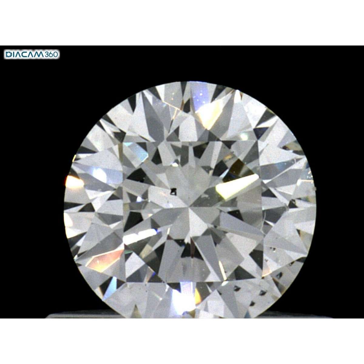 Certified Diamond GIA Carats 0.53 Color H Clarity SI1  EX  EX  EX Fluorescence FNT Brown No Green No Milky No EyeClean 100%