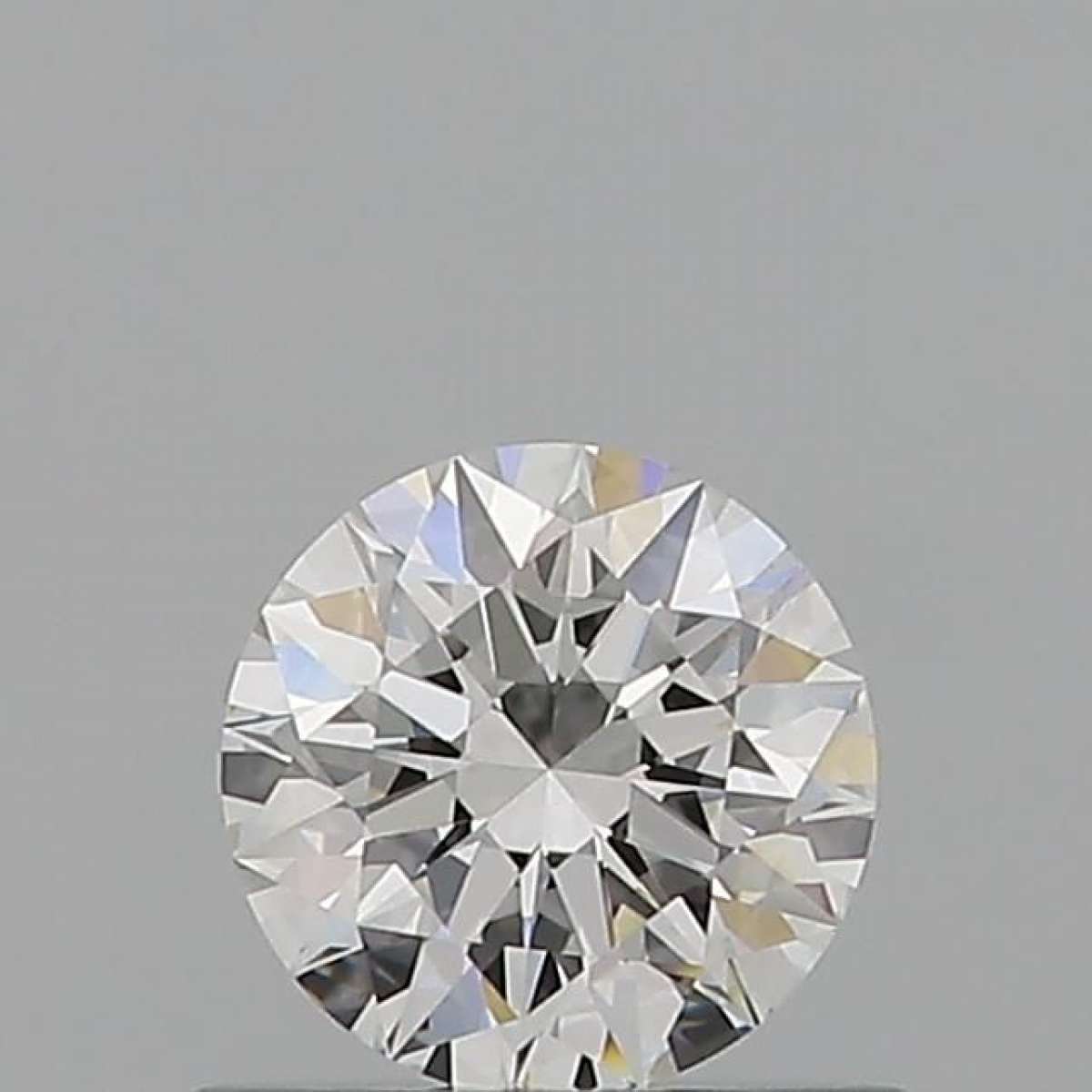 Certified Diamond GIA Carats 0.59 Color E Clarity VVS2  EX  EX  EX Fluorescence NON Brown No Green No Milky No EyeClean 100%