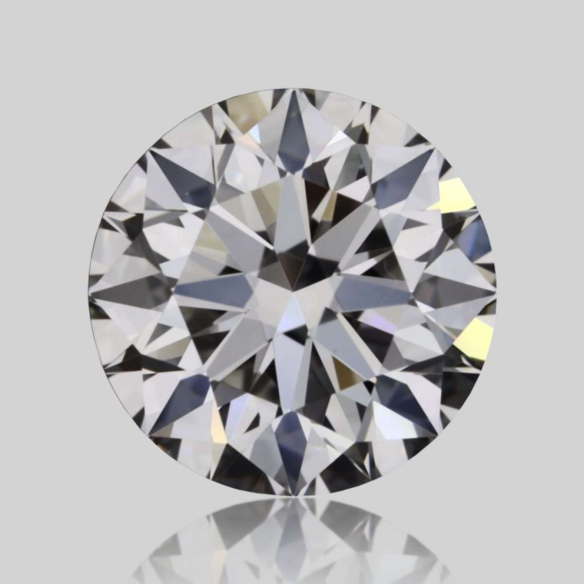 Certified Diamond GIA Carats 0.61 Color F Clarity VVS2  EX  EX  EX Fluorescence FNT Brown No Green No Milky No EyeClean 100%