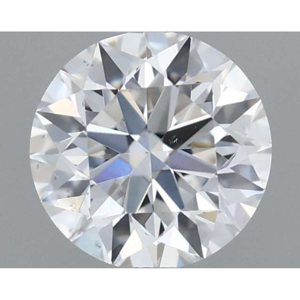 Certified Diamond IGI Carats 0.45 Color F Clarity VS2  EX  EX  EX Fluorescence NON Brown No Green No Milky No EyeClean 100%