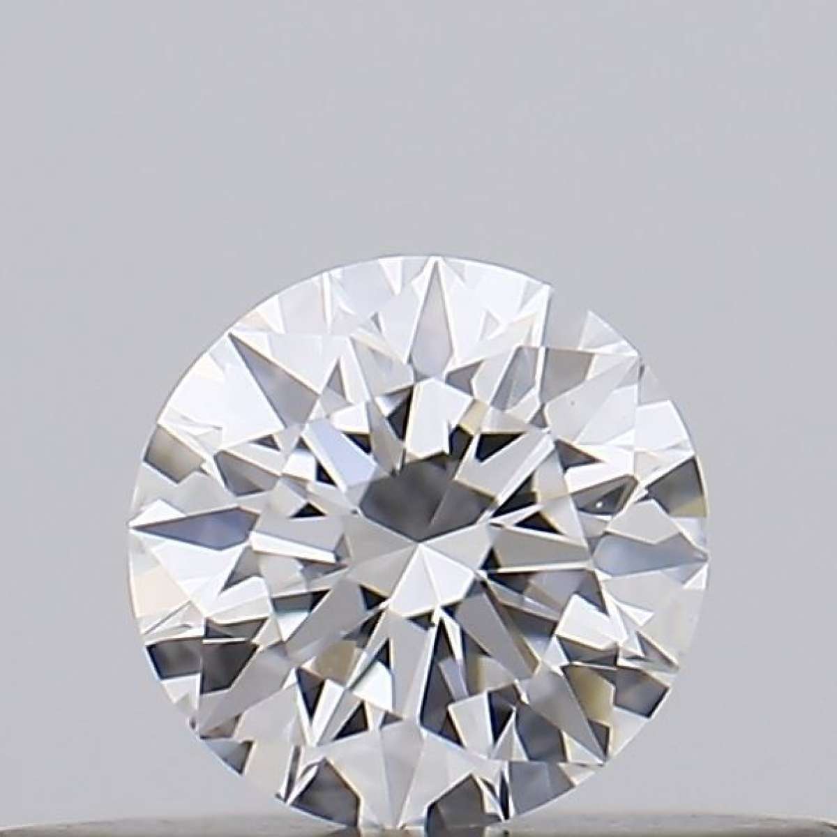 Certified Diamond GIA Carats 0.18 Color D Clarity VVS2  EX  EX  EX Fluorescence FNT Brown No Green No Milky No EyeClean 100%