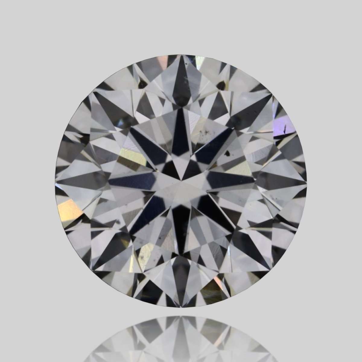 Certified Diamond GIA Carats 1.01 Color F Clarity SI1  EX  EX  EX Fluorescence NON Brown No Green No Milky No EyeClean 100%