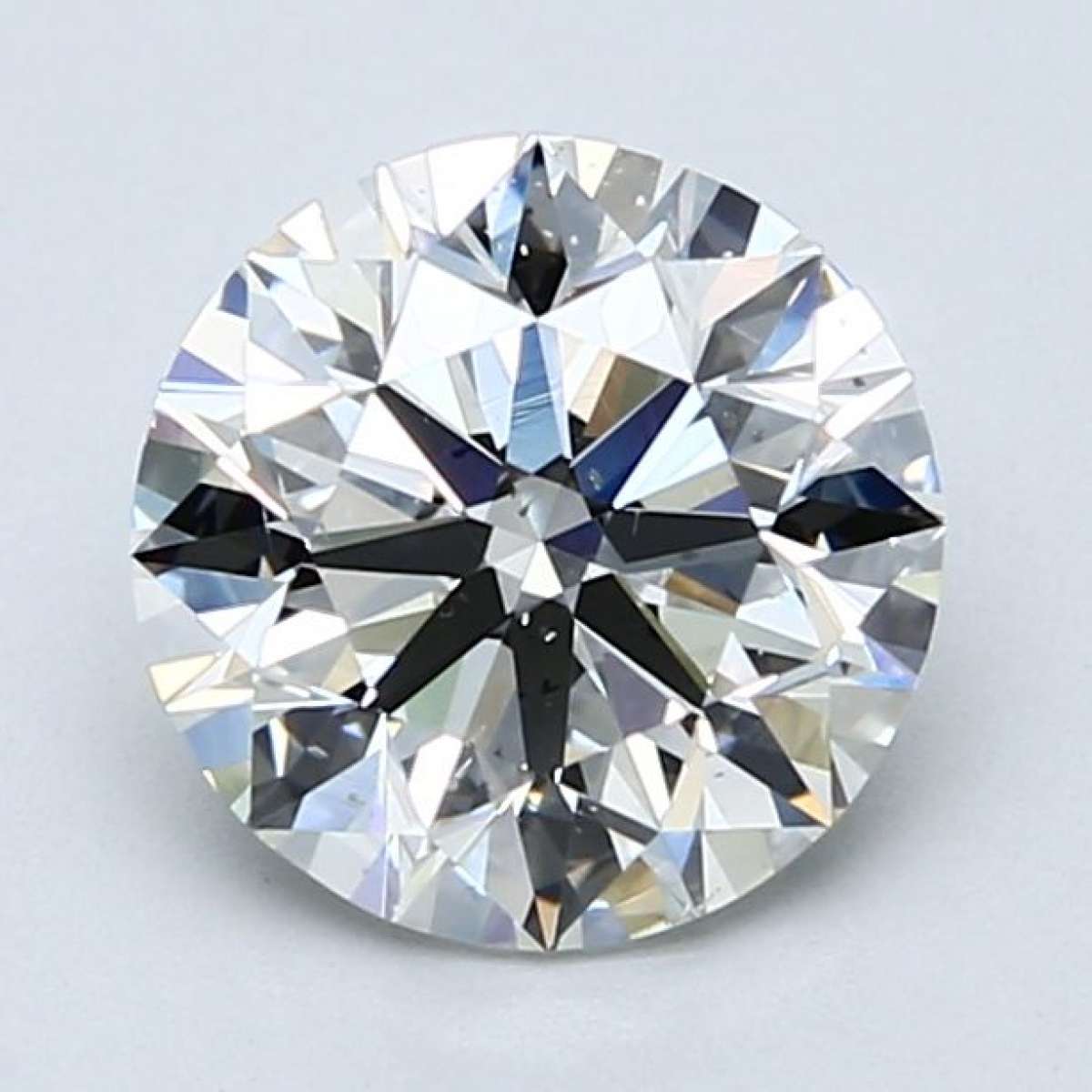 Certified Diamond GIA Carats 1.9 Color H Clarity SI1  EX  EX  EX Fluorescence NON Brown No Green No Milky No EyeClean 100%