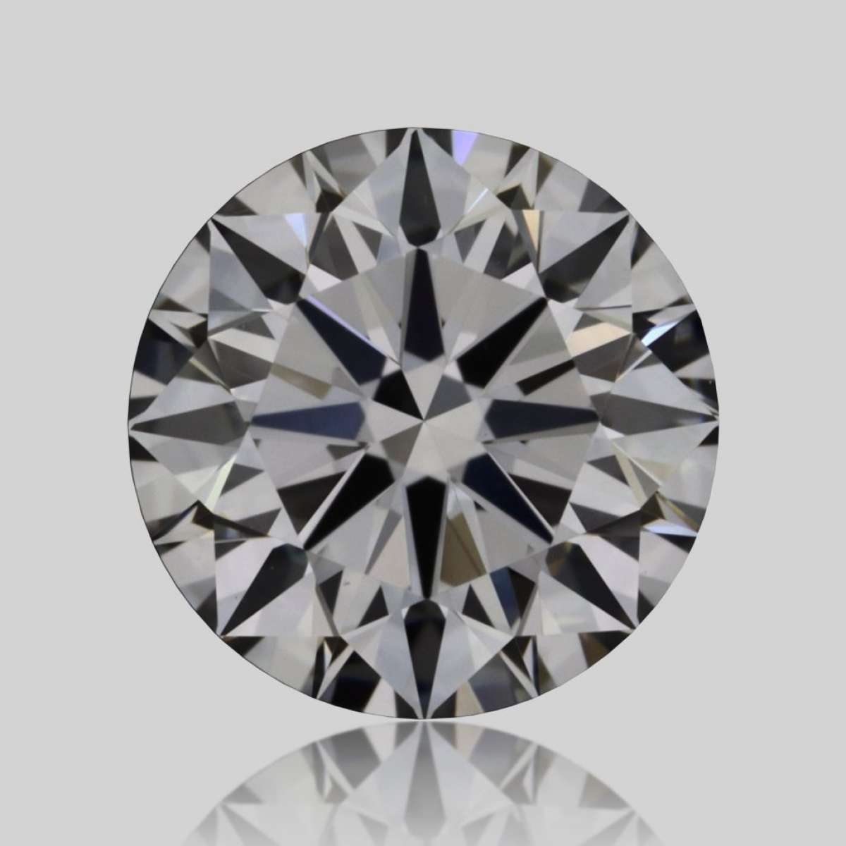 Certified Diamond GIA Carats 0.55 Color F Clarity VVS2  EX  EX  EX Fluorescence NON Brown No Green No Milky No EyeClean 100%