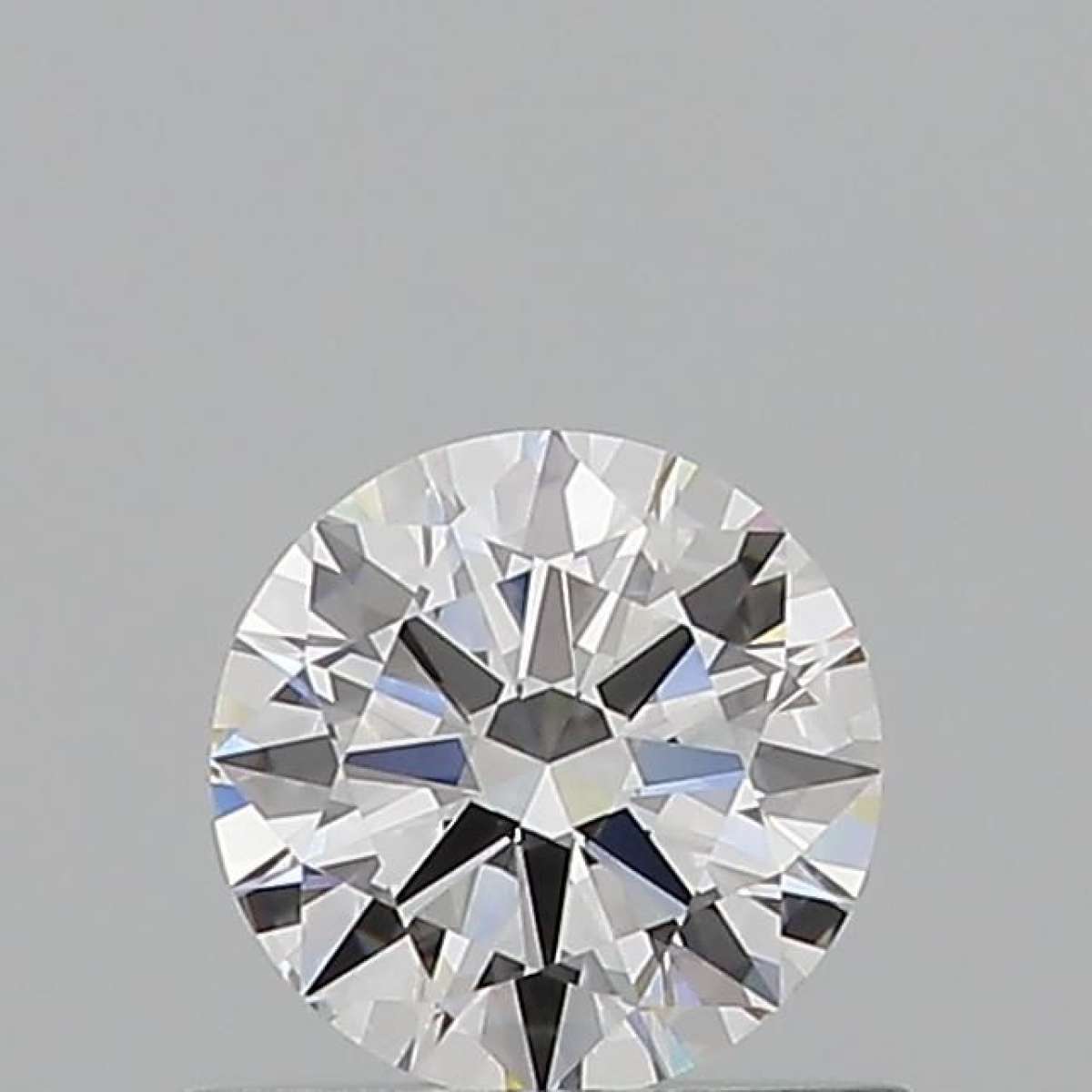 Certified Diamond GIA Carats 0.61 Color D Clarity VVS2  EX  EX  EX Fluorescence FNT Brown No Green No Milky No EyeClean 100%