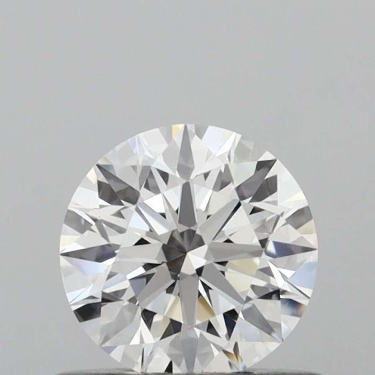 Certified Diamond GIA Carats 0.59 Color D Clarity VS1  EX  EX  EX Fluorescence FNT Brown No Green No Milky No EyeClean 100%